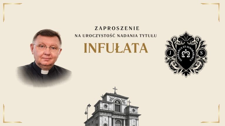 Wręczenie tytułu infułata ks. Jackowi Stasiakowi